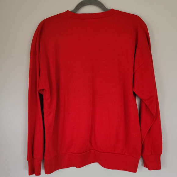 Vintage Sunday Comics Mickey and Minnie Sweatshirt Chenille Medium - Picture 2 of 6